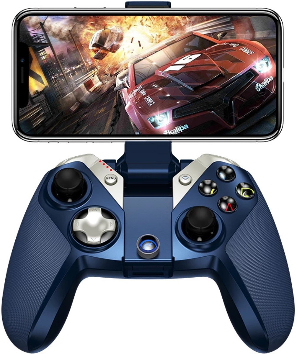 GameSir M2 Premium Controller - Blauw | Officieel Apple Gecertificeerd (MFi) | Naast iPhone o.a. geschikt voor Mac/iPad/Apple TV | Fortnite - Minecraft - FPS